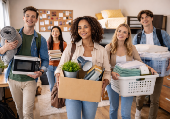 What to bring to your dorm when moving in