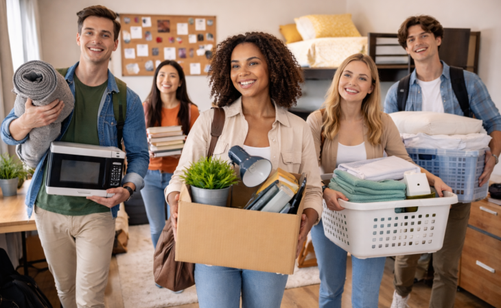 What to bring to your dorm when moving in